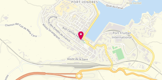 Plan de Garage du Port, 1 Rue Camille Pelletan, 66660 Port-Vendres