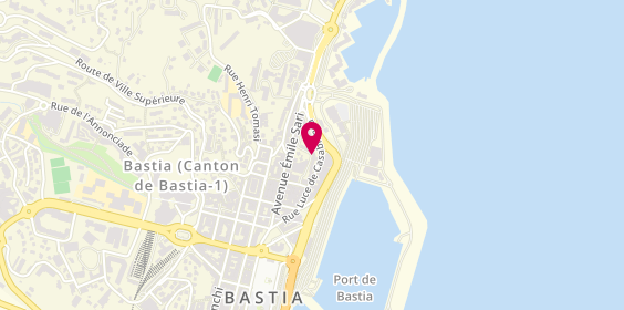 Plan de Esso Nouveau Port, 21 Rue Luce Casabianca, 20200 Bastia