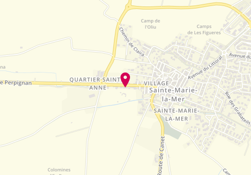 Plan de Relais de la Salanque, 51 avenue de Perpignan, 66470 Sainte-Marie-la-Mer