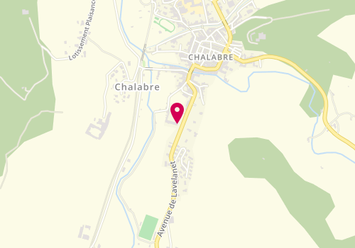 Plan de G.F Distribution, Zone Industrielle le Cazal Route Lavelanet, 11230 Chalabre