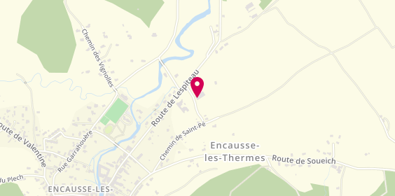 Plan de Garage Sebastien Pagnon, Route de Lespiteau, 31160 Encausse-les-Thermes