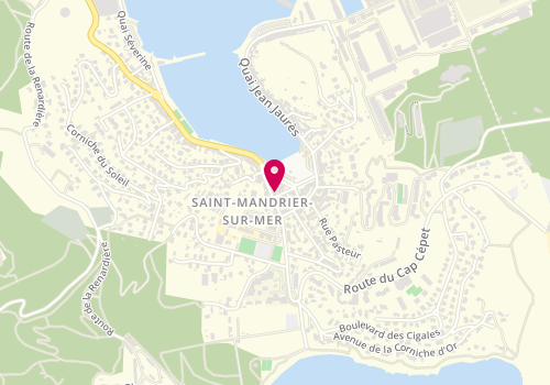 Plan de Garage de la Presqu'Ile, Avenue Estiennes d'Orves, 83430 Saint-Mandrier-sur-Mer