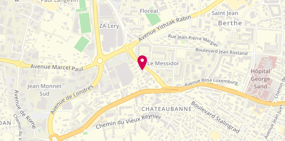 Plan de Auto Discount, 206 avenue Jean Albert Lamarque, 83500 La Seyne-sur-Mer