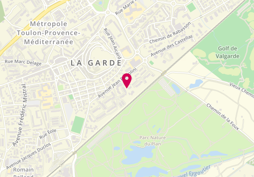 Plan de Garage Mancini, 320 Rue Jean Bartolini, 83130 La Garde