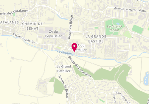 Plan de Gbs, Zone Aménagement du Batailler
29 Rue Saint-Pons, 83980 Le Lavandou