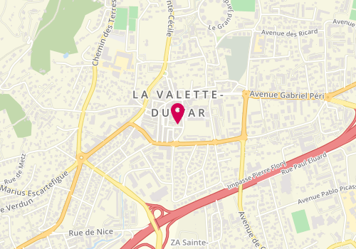 Plan de Garage des Remparts, 72 Rue des Remparts, 83160 La Valette-du-Var