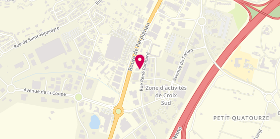 Plan de Mazda Narbonne, Zone Industrielle Croix Sud Rue Rene Panhard, 11100 Narbonne