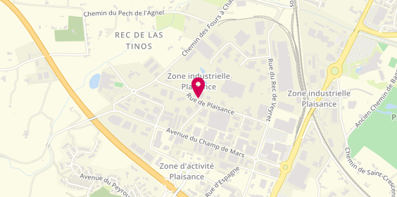 Plan de Technic Auto Service, 10 Rue de Plaisance, 11100 Narbonne