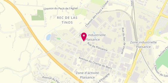 Plan de Jbm Auto Depannages, Zone Industrielle de Plaisance
11 Rue de Plaisance, 11100 Narbonne