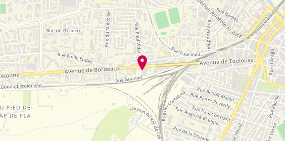 Plan de Mp Auto, 31 Avenue de Bordeaux, 11100 Narbonne