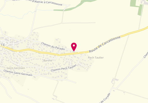 Plan de Garage Porta, 70 Route de Carcassonne, 11290 Lavalette