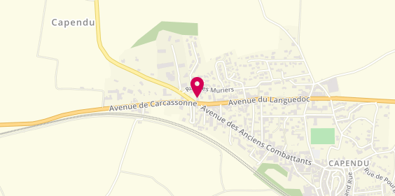 Plan de 123 Autoservice, 78 avenue du Languedoc, 11700 Capendu