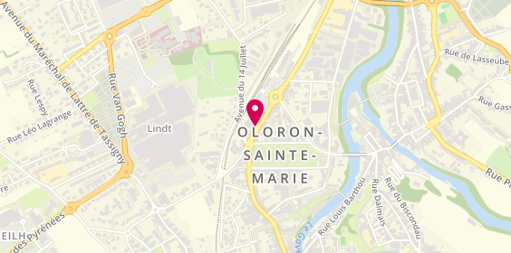 Plan de Autodistribution Blanchardet-Sarrat, avenue de la Gare, 64400 Oloron-Sainte-Marie