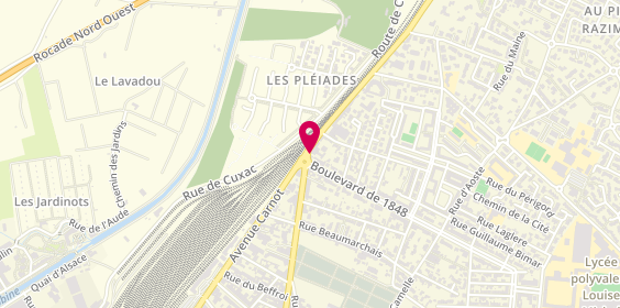 Plan de Yes Auto, 48 avenue Carnot, 11100 Narbonne