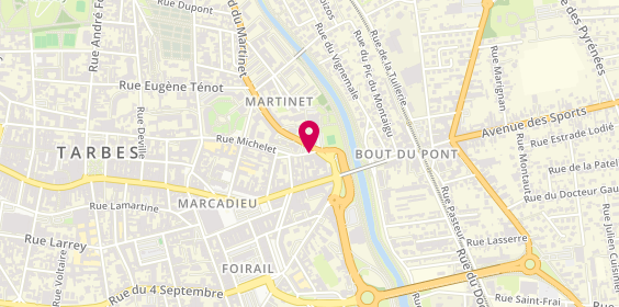 Plan de Garage du Martinet, 20 Rue Dr Jean Lansac, 65000 Tarbes