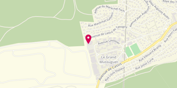 Plan de Centre Auto Carnoux Pneus, 11 avenue Augustin Fresnel Parking Intermarché, 13470 Carnoux-en-Provence