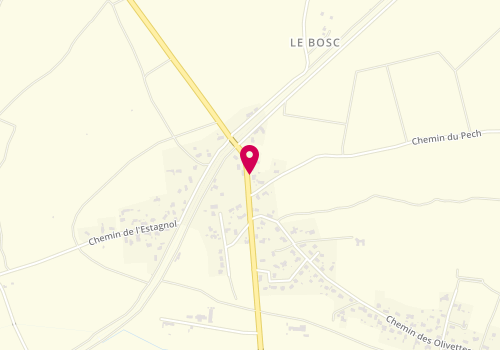 Plan de Carross Jeric, Route Ouveillan, 11590 Cuxac-d'Aude