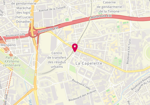 Plan de Carrosserie Rosa, 2 Rue Michelis, 13010 Marseille