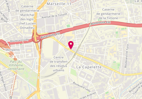 Plan de Jc13Auto, 101 avenue de la Capelette, 13010 Marseille
