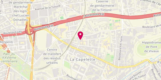 Plan de Carrosserie BIGASSO, 4 Rue Laugier, 13010 Marseille