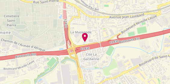 Plan de Carglass, 359 Boulevard Mireille Lauze, 13011 Marseille