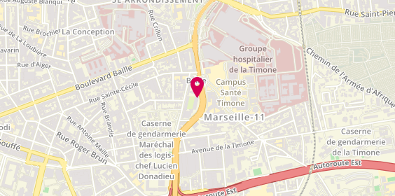 Plan de Lexus, 36 Boulevard Jean Moulin, 13005 Marseille