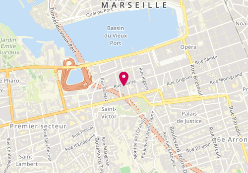 Plan de Garage de la Marine, 113 Rue Sainte, 13007 Marseille