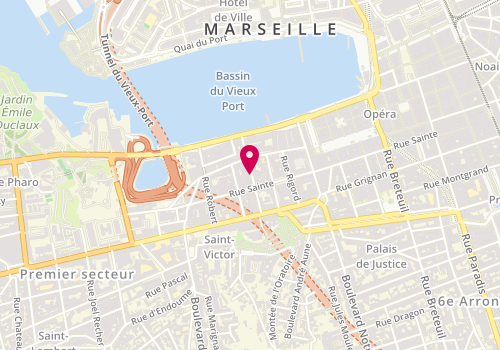 Plan de GBN Auto Services, 10 Rue de la Croix, 13007 Marseille