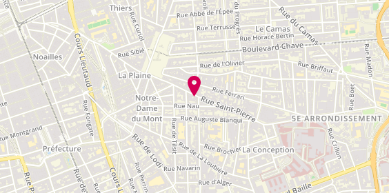 Plan de Carrosserie la Plaine, 34 Rue Saint-Pierre, 13006 Marseille