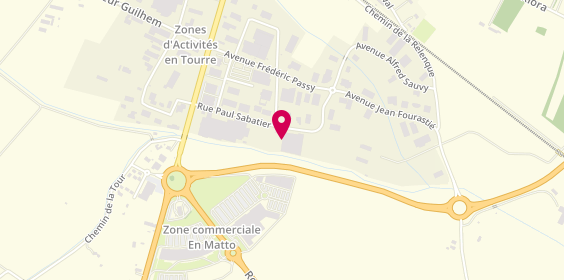 Plan de Garage Gst Castelnaudary, Zone Industrielle En
295 Rue Paul Sabatier
Chem. d'En Tourre, 11400 Castelnaudary, France