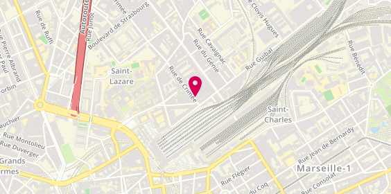 Plan de My'street Cars 13, 10 Rue de Crimée, 13003 Marseille
