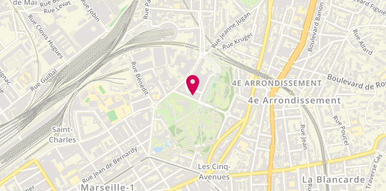 Plan de L'Atelier de Cassini, 12 Bis Boulevard Cassini, 13004 Marseille
