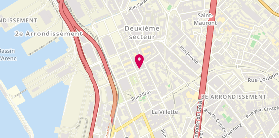 Plan de Carrosserie Peinture Chanterac, 8 Rue de Chanterac, 13003 Marseille