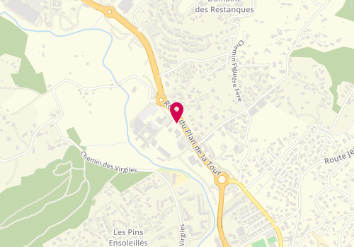 Plan de Mps Maxime Pneus Services, 94 Rue Plan de la Tour, 83120 Sainte-Maxime
