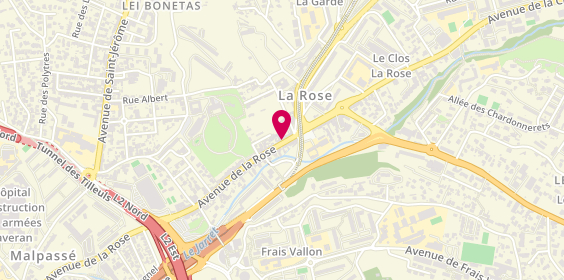 Plan de Mondial Pare-Brise, 169 avenue de la Rose, 13013 Marseille