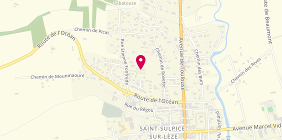 Plan de Jla Auto, 1 Rue Etienne Fonfrede, Ter, 31410 Saint-Sulpice-sur-Lèze