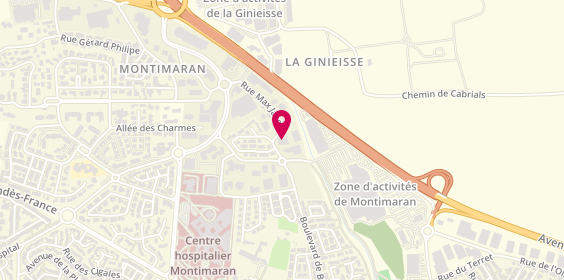 Plan de First Stop Privat Béziers, Zone Aménagement de Montimaran
25 Rue Jean Falandry, 34500 Béziers