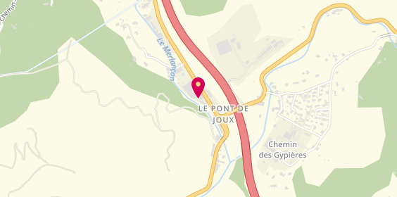 Plan de Srp Auto, Zone Artisanale de Pont de Joux, Route Nationale 96, 13390 Auriol