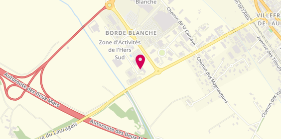 Plan de Point S, Bordé Blanche Zone Artisanale de l'Hers Sud, 31290 Villefranche-de-Lauragais