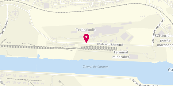 Plan de Auto Philippe, Route Caronte Boulevard Maritime, 13500 Martigues