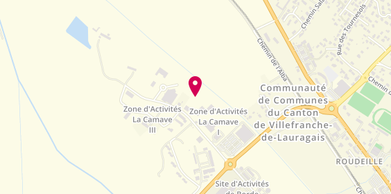 Plan de Kml Auto, 30 Chemin de la Camave, 31290 Villefranche-de-Lauragais