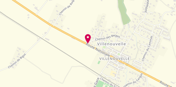 Plan de Nautre Garage, 3 Chemin de Roquefort Route Nationale 113, 31290 Villenouvelle