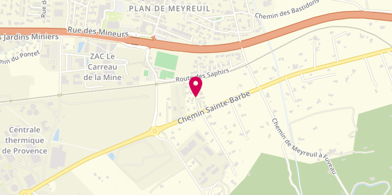 Plan de Garage dam's, Route Sainte Barbe, 13590 Meyreuil