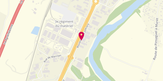 Plan de Nissan Toulouse Muret - Groupe Peyrot, 32 Boulevard de Joffrery, 31600 Muret