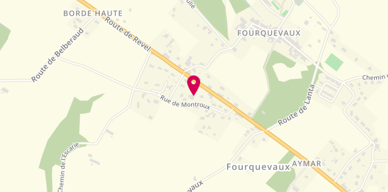 Plan de Garage Lacourt, 6 Route de Revel, 31450 Fourquevaux