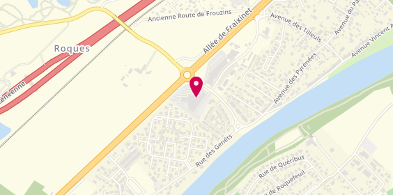 Plan de Peugeot Roques - Groupe Mounès, 5 Avenue des Mûriers
Route Départementale 817, 31120 Roques
