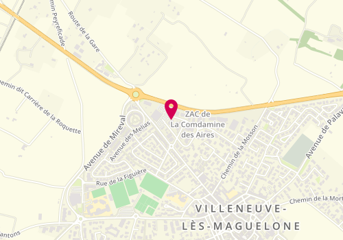 Plan de Garage Vlm Automobiles, 12 Rue des Troenes, 34750 Villeneuve-lès-Maguelone