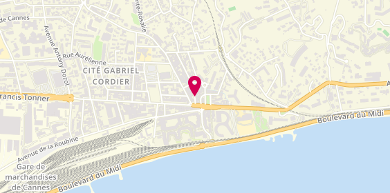 Plan de Societe Nouvelle du Garage du Centre, 10 Rue Jean Gras, 06150 Cannes