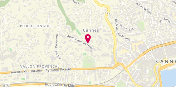 Plan de Garage des Fauvettes, 26 avenue Jean de Noailles, 06400 Cannes