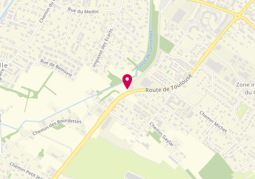 Plan de SARL Carrosserie de l'Amitie, 129 Route de Toulouse, 31270 Cugnaux